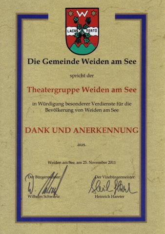 Vereinsehrung Winzerkeller 2011
